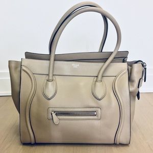 Celine Shoulder Luggage Tote